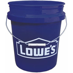 Lowe’s 5-gallon BPA-Free Plastic Blue General bucket
