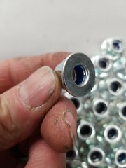 M10-1.25 or 10mm Metric Hex Flange Nylock Nut class 10.9 w/blue 241(10pcs)