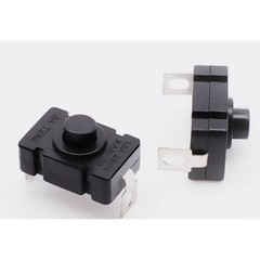 50/100/200x KAN-28 Flashlight Switch AC 250V 1.5A Self-Lock Push Button Switchs