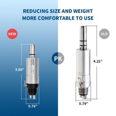 Dental Low Speed Handpiece Air Motor 4 Hole Gear Ratio 1:1 Direct Drive 20000RPM