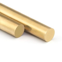 4 Pieces 12 inches, 1/4 inch Brass Rods Brass, Solid Round Rod Lathe