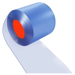 Uimoso PVC Strip Curtain 101 ft x 12 in Thermal Insulating Plastic Door Cover