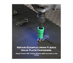 Genuine Flexco 140C Pail of 100 | Style 140 Quick Fit Bolt Solid Plate Fasteners