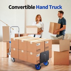 3 in 1 Heavy Duty Aluminum Convertible Hand Truck Folding Dolly Cart 660 lbs
