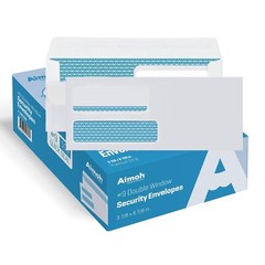 #9 Double Window Flip & Seal Security Envelopes – Security Tinted (30109)