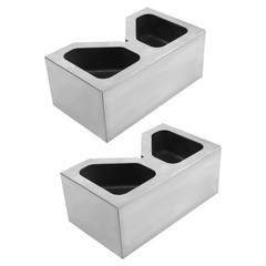 6″x3-1/2″x2-3/8″ Cast Iron V-Blocks Pair, Precision Ground V-Block Set
