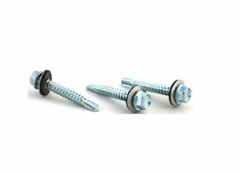 Hex Head #8×1-1/4″ Unslotted Self Drilling Sheet Metal Screws Neoprene Washer500