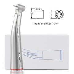 Dental 1:1/1:5 LED Fiber Optic Increasing Contra Angle Handpiece Innernal Spray