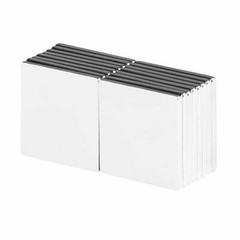 3/4 x 3/4 x 1/16 Inch Neodymium Rare Earth Block Magnets N42 (16 Pack)