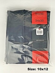 10×12 Clear Plastic Bags Large Poly Open Flat Packing T Shirt Apparel Packaging