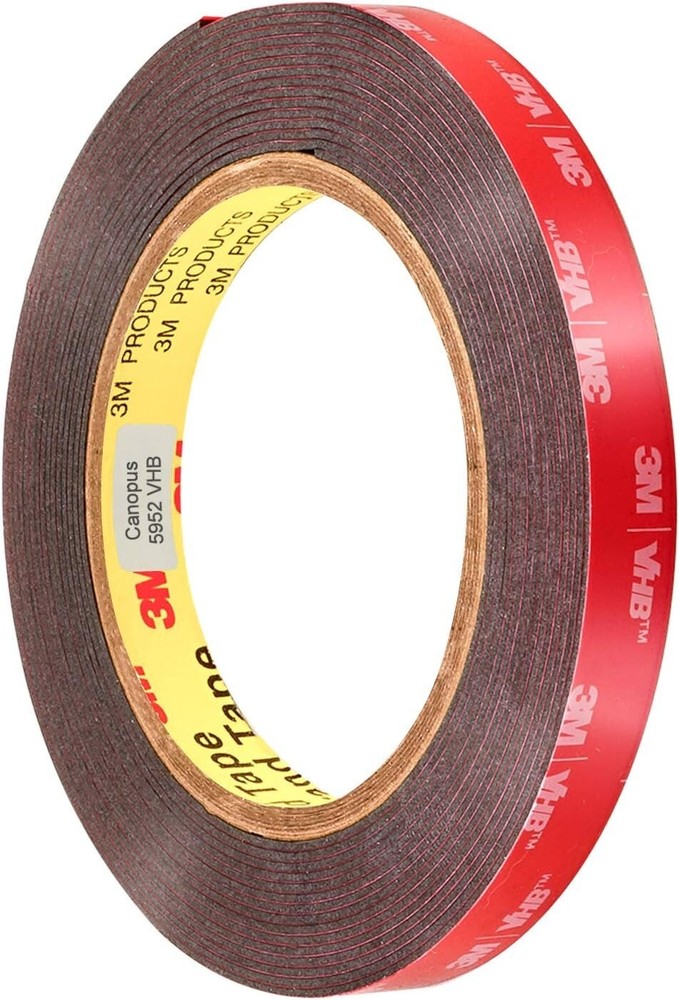 3M VHB Heavy Duty Mounting Tape 5952, 0.5″ width x 5yd length
