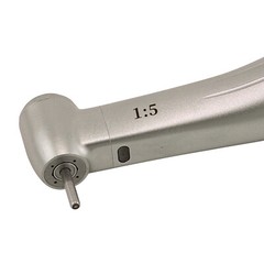 Dental 1:5 LED Fiber Optic Contra Angle Handpiece 4 Sprays Fit NSK Ti-MAX X95L