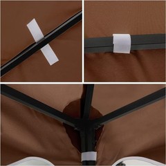 Gazebo Canopy Top Replacement Cover 118″x118″, 2-Tiers，for Smaller 10’x10