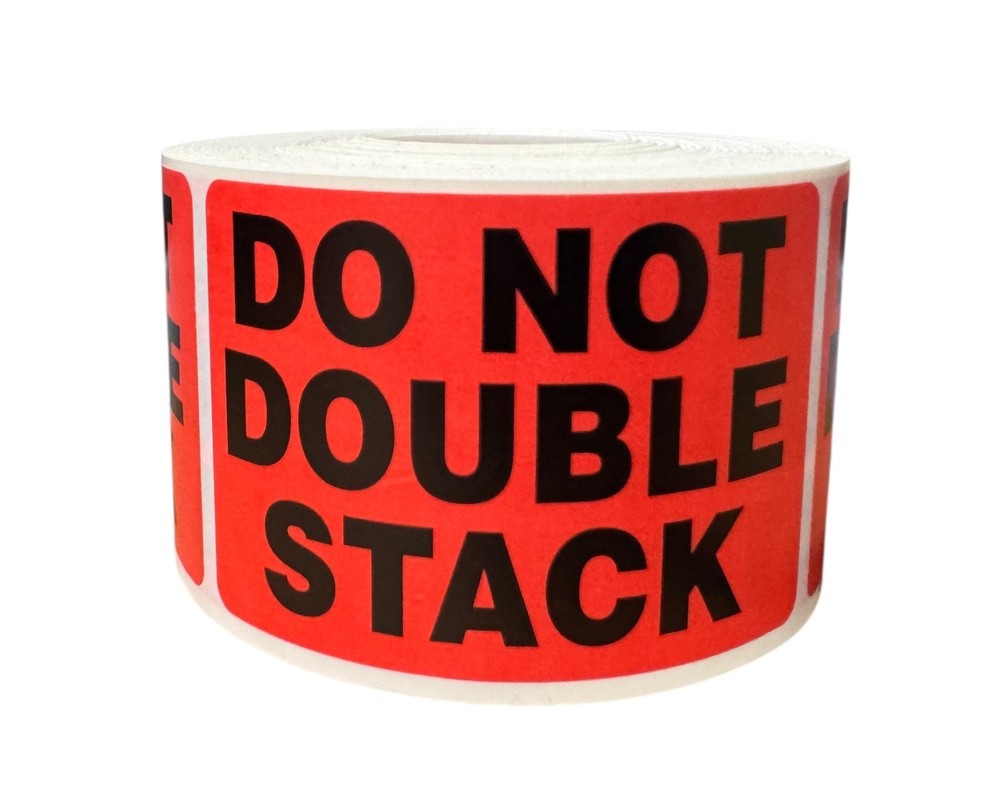 2×3, DO NOT DOUBLE STACK, 500 labels per roll, 1-40 RLS