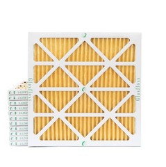 Glasfloss 20x20x1 MERV 11 Pleated Furnace Air Filters. 12 PACK. Made in USA.