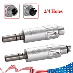 Pieza de Mano Dental Alta Velocidad NSK 2/4 Agujeros 45 Grados/LED Fibra Óptica