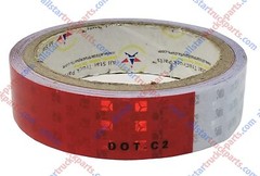 Conspicuity Tape DOT-C2 Reflective Truck Trailer Safety Red White: 1″/2″/3″ Wide