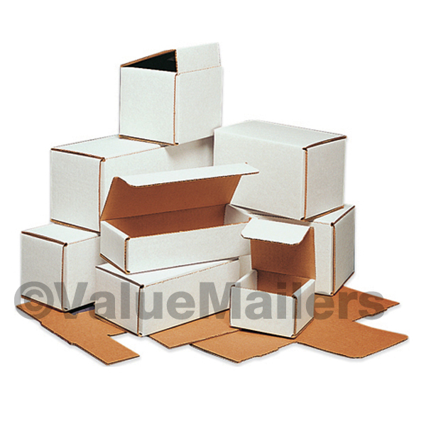 200 – 4x3x3 White Corrugated Shipping Packing Box Boxes Mailers