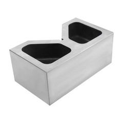 6″x3-1/2″x2-3/8″ Cast Iron V-Blocks Pair, Precision Ground V-Block Set