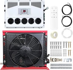 12V 11000 BTU Truck Air Conditioner Split AC For Semi Trucks Bus RV Caravan US
