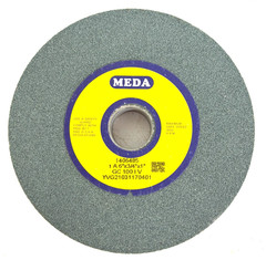 6″ X 3/4″ X 1″ 100 GRIT GREEN SILICON CARBIDE TYPE 1 GRINDING WHEEL GC 100I MEDA
