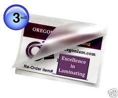 200/pack Hot Laminating Pouches for Prayer Cards 3 Mil 2-3/4 x 4-1/2, 2.75 x 4.5
