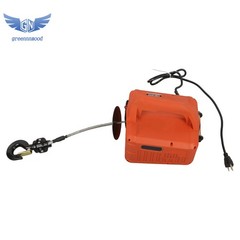 3-in-1 Portable Electric Hoist Winch 1100LB Wired/Wireless Remote Control 1500W
