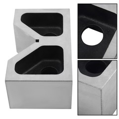 6″x3-1/2″x2-3/8″ Cast Iron V-Blocks Pair, Precision Ground V-Block Set