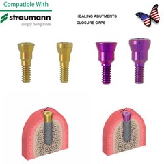Straumann NC/RC Healing Abutment Closure Cap Scan Body Analog Impression Coping