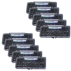 1 Kit 20PCS Dental Orthodontic Alexander Bracket Braces Roth 022 3-4-5 Hooks