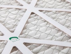 20x25x4 MERV 13 Pleated Air Filters by Glasfloss. 2 Pack (Actual Depth: 3-3/4″)