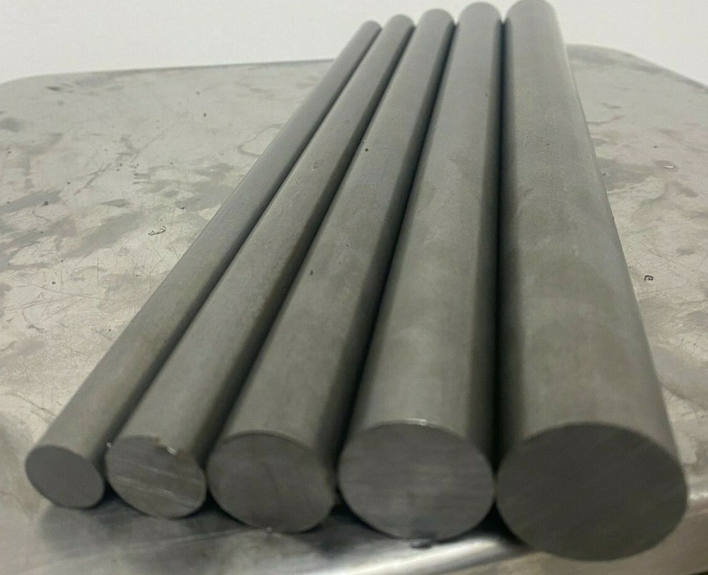 12L14 Steel Round Bar Stock Assortment – 5 Pcs – CNC Lathe Machining Rods