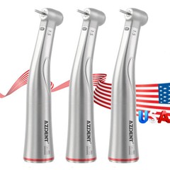 Dental 1:1/1:5 LED Fiber Optic Increasing Contra Angle Handpiece Innernal Spray