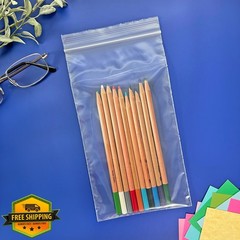 Plymor 5″ x 9″ Zipper Reclosable Plastic Bags 200 Pack 2 Mil