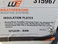 HydroShield Metal Insulation Plates SPGA3R-BWB 3″ Pack Of 120 EPDM, TPO, PVC