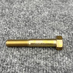 1/2″-13×3-1/2″ Hex Cap Screws Grade L-9 Bolts USA Zinc Yellow LOT OF 5