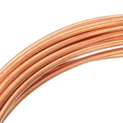 1.6mm OD 0.6mm ID Refrigeration Tubing for Freezer Copper Tubing Coil 9.8ft