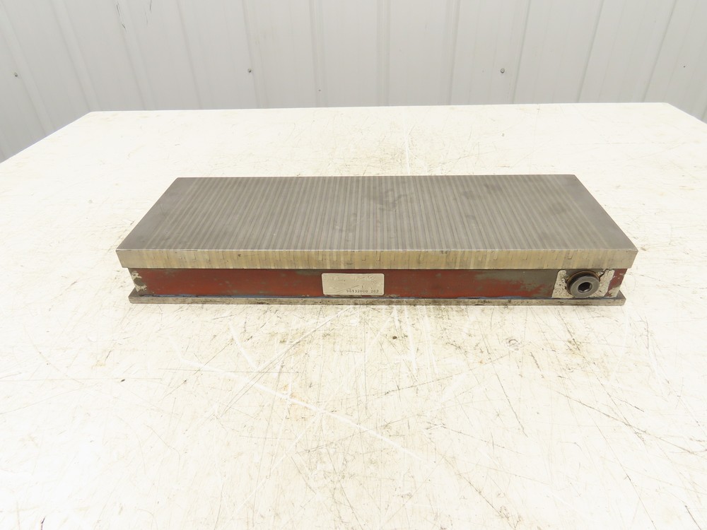 Taft-Peirce 6″x18″ Rectangular Permanent Magnetic Block Chuck 2.5″ Height
