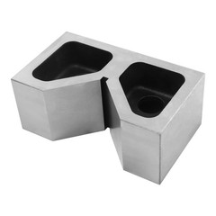 6″x3-1/2″x2-3/8″ Cast Iron V-Blocks Pair, Precision Ground V-Block Set