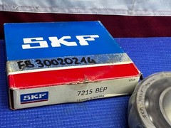 SKF 7215 BEP Angular Contact Ball Bearings, Single Row 75x130x25 mm 7215BEP