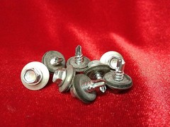 (500) 8×1/2 Unslotted Self Drilling Hex Head Sheet Metal Screws Neoprene Washer