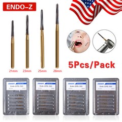 Dental Endo-Z Bur Carbide Tungsten Surgical Cutter Burs 23-28mm 5pcs/pack SA