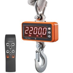 Digital Crane Scale, 2200 lbs/ 1000 kg, Industrial Heavy Duty Hanging Scale with
