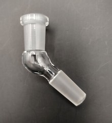 10mm 45 Degree Angle Glass Ground Joint Attachment Adapter GonG Elbow
