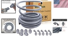 PVC Conduit Kit with Straight & Angle Fittings