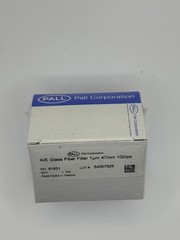PALL 61631 Type A/E Glass Microfiber Filters, 1.0µm Pore Size, box of 100