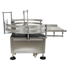 31.5in Dia. Desktop Automatic Bottle Accumulator Round Bottle Organizer 110V