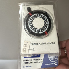 Intermatic HB112C 15A 240V Air Conditioner/Appliance Timer Corded Electric