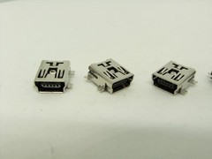 5 Pcs Pack Lot Mini USB Type B 5Pin Female Socket Right Angle SMD Jack Connector
