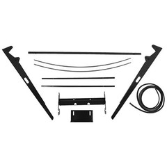Red Tuff Top Tractor Canopy For ROPS 52″ X 52″ w/ Mounting Accessories